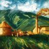 Waialua Sugar Mill
Oil on Canvas 18"x24"
2012  Artists Collection